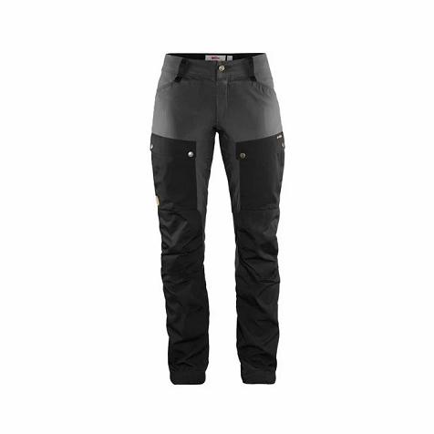 Fjallraven Keb Hiking Pants Black Grey Singapore For Women (SG-310201)